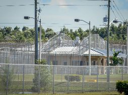 Detalle de un edificio del centro de detención de Krome, en donde se encuentran bajo custodia de la Oficina de Inmigración y Aduanas (ICE) los dos hijos de Ricardo Martinelli. EFE/G. Viera