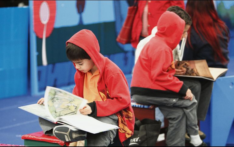 Los niños son parte importante de la FIL, por lo que tienen su propio espacio para ser grandes lectores.  EL INFORMADOR / A. Camacho