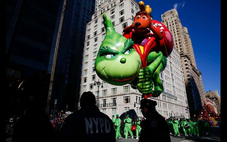 El Grinch, presente.