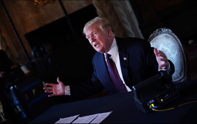 Trump mencionó que cerraría la frontera si ven que la situación es incontrolable y sería hasta que logren controlarla. AFP / M. Ngan