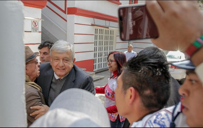 El tabasqueño felicitó de manera muy especial a la televisora este jueves. NTX/A. Rodríguez