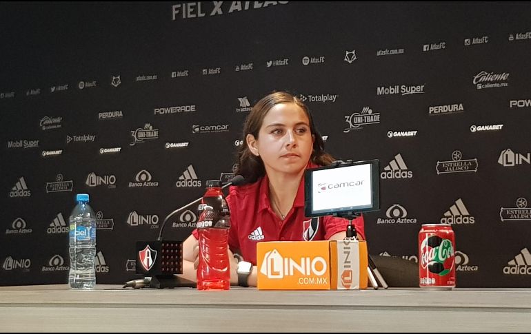 Ana Gabriel Paz, portera de las rojinegras, fue campeona con las felinas el torneo pasado. EL INFORMADOR/J. Robles