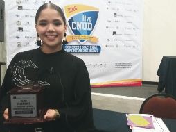 Edith María Valdez Luque. La mejor debatiente. ESPECIAL