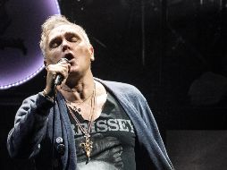 Morrissey no conversó mucho con el público, pero cuando lo hacía trataba de hablar en español, diciendo “gracias” cada vez que interpretaba un tema. SUN / G. Espinosa