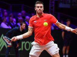 Chardy, que se presentaba invicto en tierra batida interior en Copa Davis, fue incapaz de estar a la altura de un Coric (foto) pleno de confianza, tras firmar la mejor temporada de su carrera. AFP / P. Huguen
