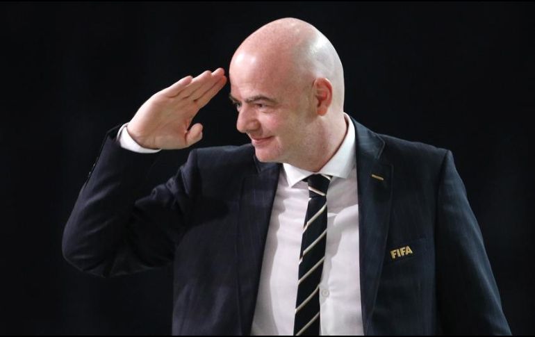 Infantino estará presente en el estadio Monumental para el partido de mañana. AP/ARCHIVO