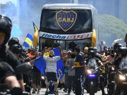 Debido a los hechos de violencia, el partido se postergó una hora, por lo que iniciaría a las 15:00 horas tiempo de México. AFP / J. Romero