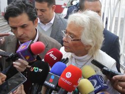 Sánchez Cordero puntualizó que el gobierno en transición sólo mantiene coordinación con el actual gobierno que aún encabeza Enrique Peña Nieto respecto al tema de los migrantes. NTX/G. Durán