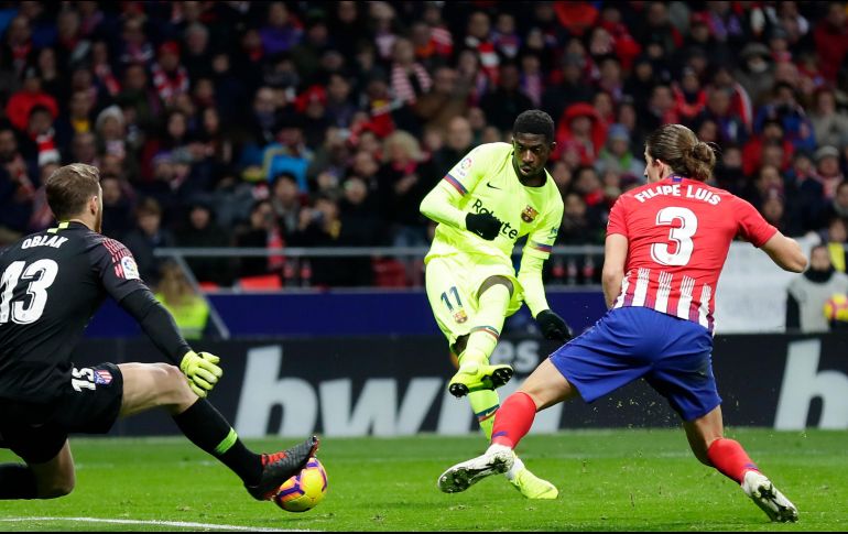 Con su tanto al minuto 90, Dembélé pasó de villano a héroe. AP/M. Fernandez