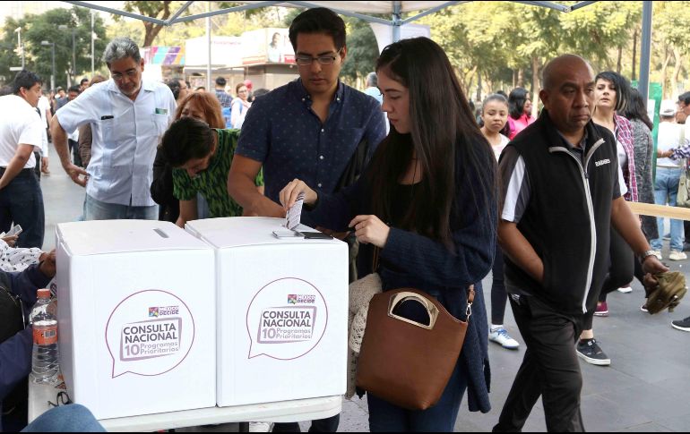 La mayoría de los encuestados apoya este tipo de ejercicios, aunque reconocen que falta trabajar en las preguntas. SUN/C. Mejía