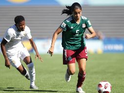 Ghana anotó el primer gol del partido, pero las mexicanas supieron remar contra la corriente. EFE/F. Anfitti
