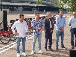 El gobernador destacó que Mi Bici superó los siete millones de viajes. EL INFORMADOR / R. Rivas