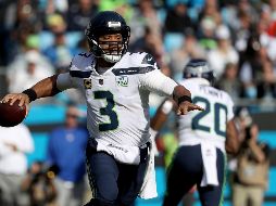 Russell Wilson, pasador de Seattle, guió a los suyos a la victoria. AFP/S. Lecka