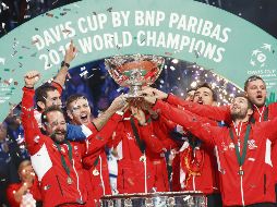 Croacia se vuelve a coronar en la Copa Davis después de 13 años. EFE / Y. Valat