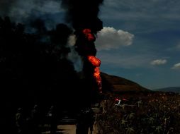 El hecho ocurrió a espaldas del fraccionamiento Casablanca, al que se llega por avenida Jesús Michel González. ESPECIAL / Policía de Tlajomulco