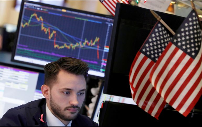 El promedio industrial Dow Jones ganó 354 unidades, para situarse en 24 mil 640 puntos. AP/R. Drew