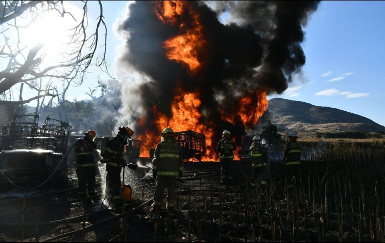 Se decidió emitir la alerta como medida preventiva en un radio de 2 kilómetros a la redonda. ESPECIAL / Protección Civil Jalisco