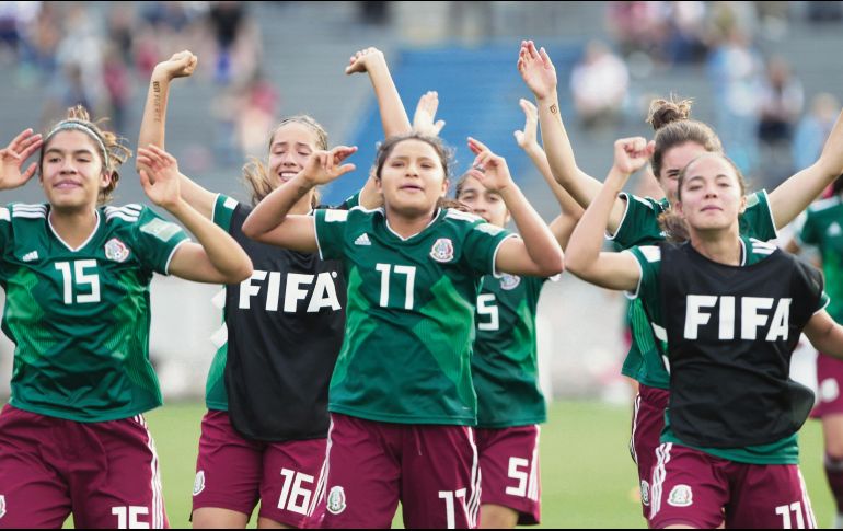 El combinado femenil Sub-17 que disputa el Mundial de la especialidad en Uruguay, verá a un viejo conocido en Semifinales, cuando mañana enfrente a Canadá. EFE / F. Anfitti