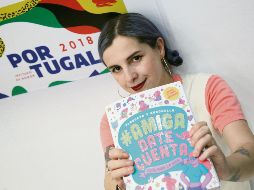 La ilustradora presenta “#AmigaDateCuenta: Guía para la vida”, creado junto a Tamara de Anda “Plaqueta”. EL INFORMADOR / E. Barrera