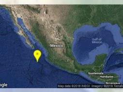 El hecho ocurre a las 23 horas con 37 minutos, donde luego de ser registrado se realizó un monitoreo en la costa norte del Estado. TWITTER/ @SSNMexico