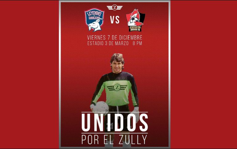 El cotejo se llevará a cabo el próximo 7 de diciembre en el Estadio Tres de marzo, y en él participarán jugadores de las Leyendas del Guadalajara y de la Generación Dorada del Atlas. TWITTER / @LeyendasDelGdl