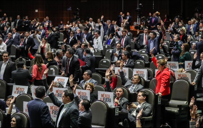 El Presidente de la República podrá ser enjuiciado por cualquier delito del orden común y no sólo por Traición a la Patria. SUN/G. Espinosa