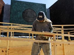 En la Cámara de Diputados ya se realizan preparativos para la ceremonia de transmisión de poderes el próximo 1 de diciembre. NTX / A. Monroy