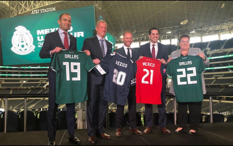 Desde su apertura en 2009, el AT&T Stadium y el norte de Texas se han convertido en el segundo hogar de la Selección Mexicana, que ha jugado siete partidos en la casa de los Vaqueros. TWITTER / @miseleccionmxEN