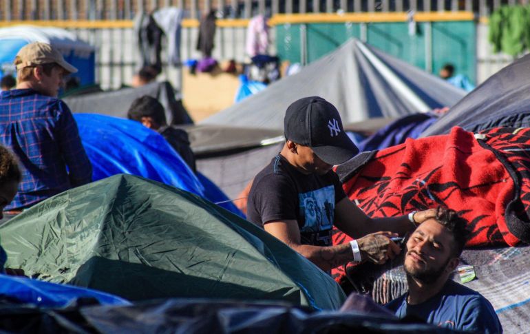 El albergue estaba calculado originalmente para tres mil 500 personas. EFE / J. Terríquez