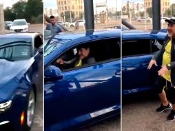 Maradona se mostró feliz al recibir el obsequio. ESPECIAL