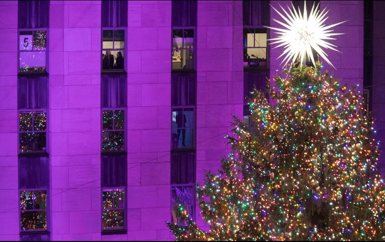 La primera ceremonia formal del encendido de las luces se desarrolló en 1933. AP/M. Altaffer