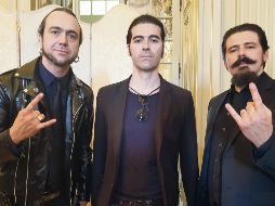 En la foto la agrupación Moonspell, el primero a la izquierda de la imagen es Fernando Ribeiro. EL INFORMADOR /  J. Pérez
