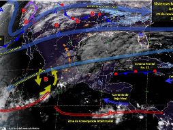 El SMN recomendó a la población extremar precauciones ante estas condiciones climáticas. ESPECIAL/CONAGUA