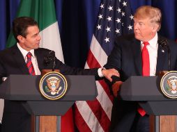 Donald Trump expresa a Enrique Peña Nieto 