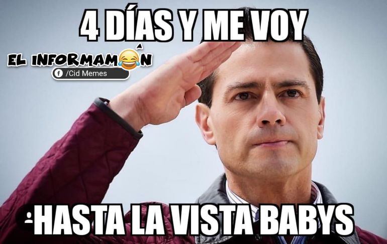 Las redes sociales despiden a Peña Nieto con memes