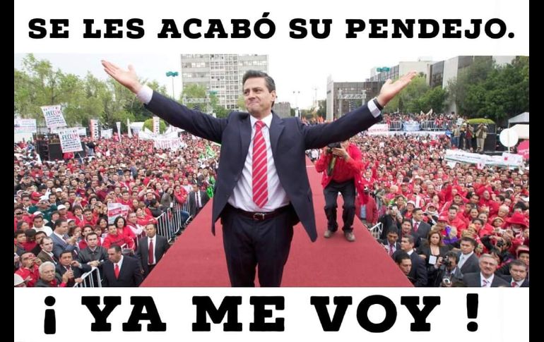 Las redes sociales despiden a Peña Nieto con memes