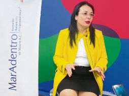 Liliana Pedroza es una escritora mexicana que se interesa principalmente en las mujeres y los movimientos a favor del género. ESPECIAL/Mar Adentro