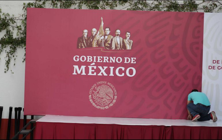 La cuenta tiene la imagen del emblema oficial del nuevo gobierno que fue presentado este viernes y donde se observan las figuras de Miguel Hidalgo, Lázaro Cárdenas, José María Morelos y Pavón, Benito Juárez y Francisco I. Madero. NTX / G. Durán