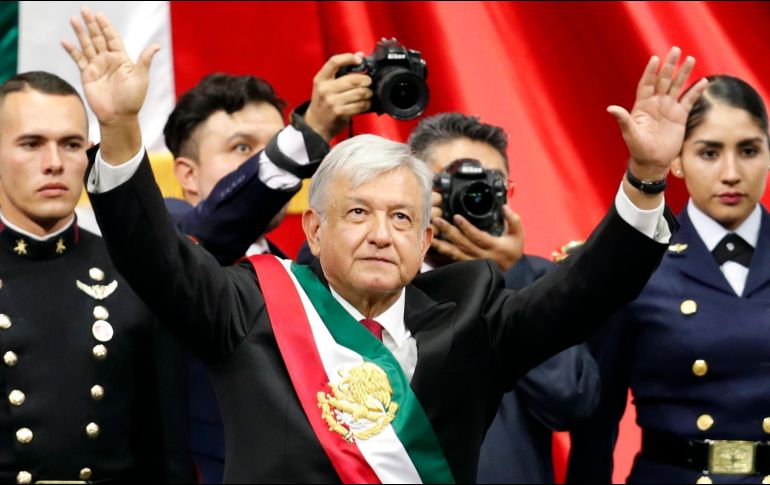 El Mandatario enumera a los líderes internacionales que llegaron al Congreso para ser testigos de la ceremonia de investidura y agradece su presencia; el momento más polémico se produce cuando hizo referencia al presidente venezolano. AP / E. Verdugo