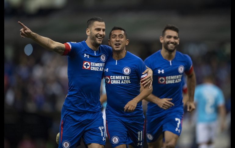 _PART_SEM_VUEL_CAZUL_QRO_ - Foto del partido Cruz Azul vs Queretaro correspondiente a los cuartos de final vuelta del torneo Apertura 2018 de la Liga BBVA Bancomer celebrado en el estadio Azteca.EN LA FOTO:Photo of the match between Cruz Azul and Queretaro corresponding to the quarterfinals of the Apertura 2018 tournament of Liga BBVA Bancomer held at the Azteca stadium.IN THE PHOTO: