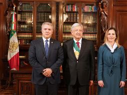 Duque viajó a la Ciudad de México para asistir a la ceremonia de toma de posesión de López Obrador. NTX / A. Monroy