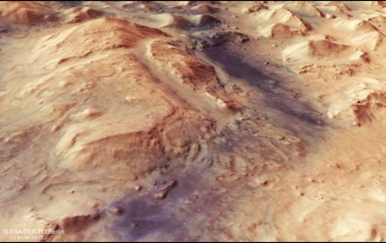 El área está ubicada en la frontera de los hemisferios septentrional y meridional del “planeta rojo”. ESPECIAL / esa.in