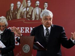 En una primera reunión de seguridad, López Obrador detalló que se redujo el número de homicidios en sábado y domingo, ya que en promedio fueron 50 por día. NTX / A. Monroy