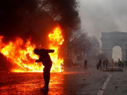 Francia vive desde hace tres semanas multitudinarias protestas ciudadanas, con graves episodios de violencia. EFE / ARCHIVO