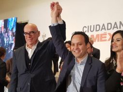 En el acto estuvo la ex candidata a la jefatura de gobierno de la Ciudad de México por la coalición Por México al Frente, Alejandra Barrales. TWITTER / @ClementeCH