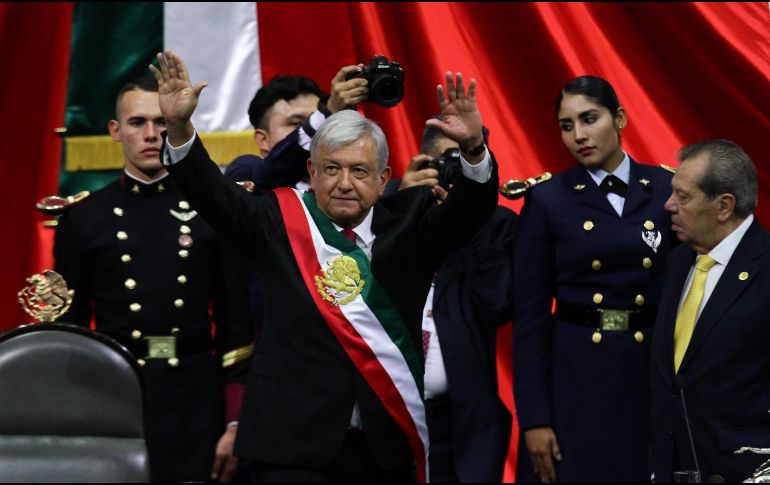 La mayor concentración de televidentes se registró durante la ceremonia realizada en el Congreso de la Unión. NTX / ARCHIVO