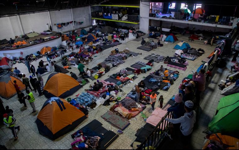 Apenas dos mil 122 personas se encuentran en el albergue habilitado en el centro de espectáculos 