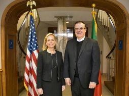 Es la primera visita de trabajo de Marcelo Ebrard como canciller en funciones. NOTIMEX