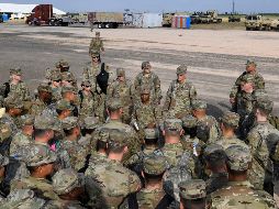 El Pentágono tiene desplegados a cerca de cinco mil 600 militares en la frontera con México. EFE / ARCHIVO