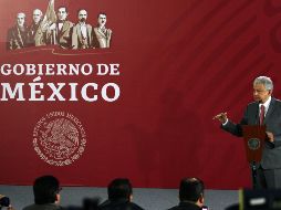 Andrés Manuel explicó que en el caso Odebrecht ha instruido que se den todos los informes porque están en favor de la transparencia. NTX / A. Monroy